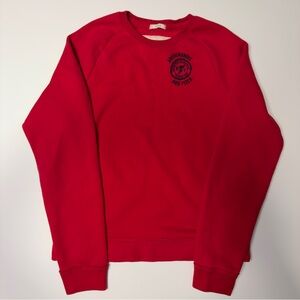 Abercrombie and Fitch NY Red Crewneck Muscle Sweater Size XXL